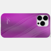 Sara – あなたの名前のためのテンプレート- Purple Shades Case-Mate iPhoneケース (裏面 (横))