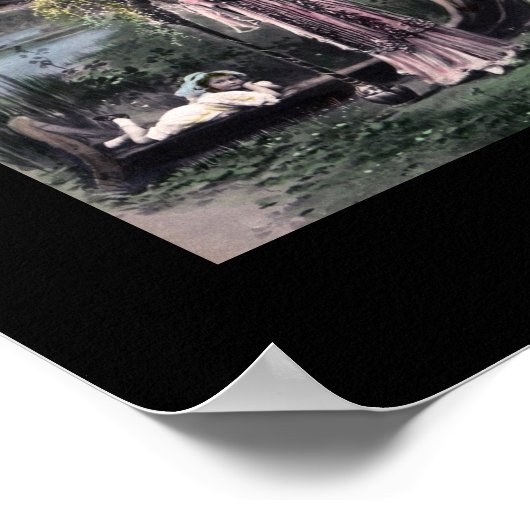 SARA Alphabet Letter Name Art ポスター (角)