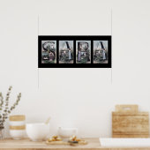 SARA Alphabet Letter Name Art ポスター (キッチン)