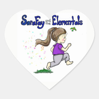 Sara FayとElementals Stickers for Children ハートシール