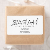 SARAHネームピラティスインストラクター ラベル (インサイチュ)