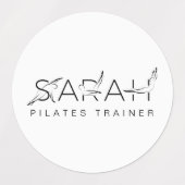 SARAH名ピラティスインストラクターラベル ラベル (デザイン2)
