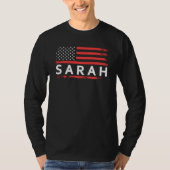SARAH AMERICAN FLAG FOR SARAH Tシャツ (正面)