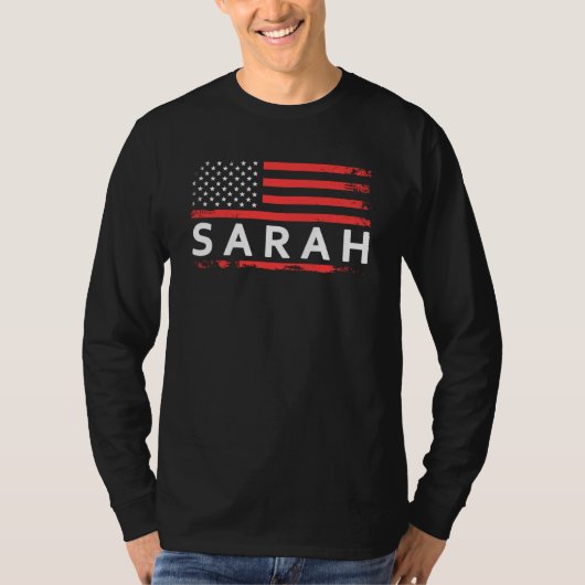 SARAH AMERICAN FLAG FOR SARAH Tシャツ (正面)