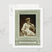 Sarah Bernhardt (1844-1923)、'Galerie Contempから ポストカード (正面/裏面)