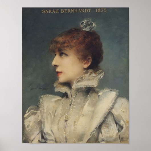 Sarah Bernhardt  1875 ポスター (正面)