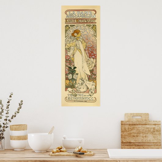 Sarah Bernhardt, La Dame aux Camélias Poster ポスター (キッチン)