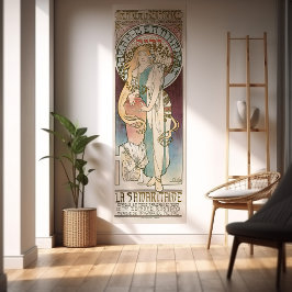 Sarah Bernhardt Le Samaritaine Art Nouveau Mucha ポスター