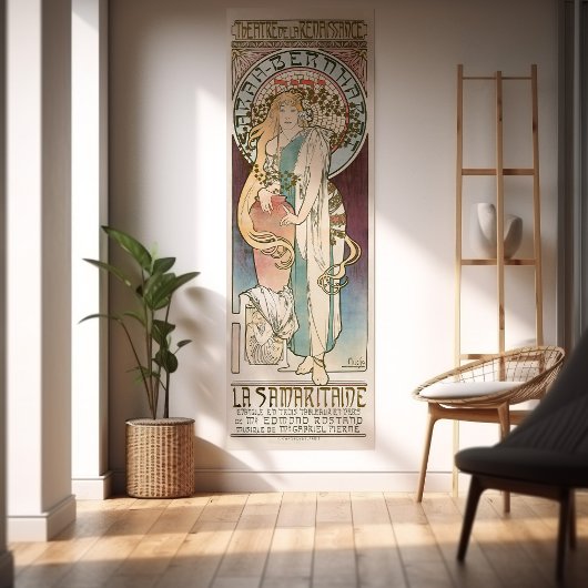 Sarah Bernhardt Le Samaritaine Art Nouveau Mucha ポスター