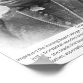 Sarah Boone – ブラックアメリカン発明家 ポスター (角)