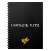 Sarah Heart Black ノートブック (正面)