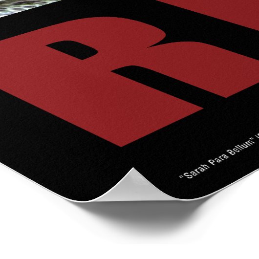 Sarah Para Bellumリロード ポスター (角)