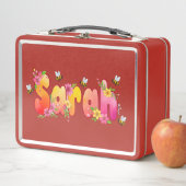 Sarah - Personalized Bee Lunch Box メタルランチボックス (インサイチュ)