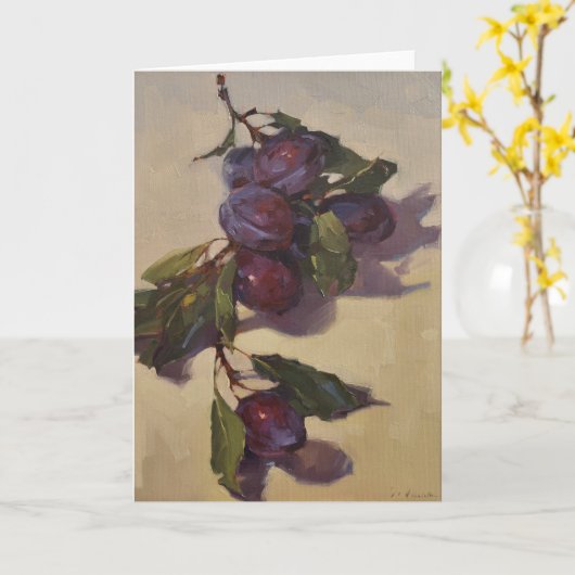 Sarah Sedwick空白の氏のアートカード「成熟」 カード (黄色い花)