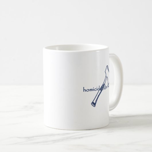 Sarahcuda: 恐れているコーヒー・マグがあって下さい コーヒーマグカップ (正面右)