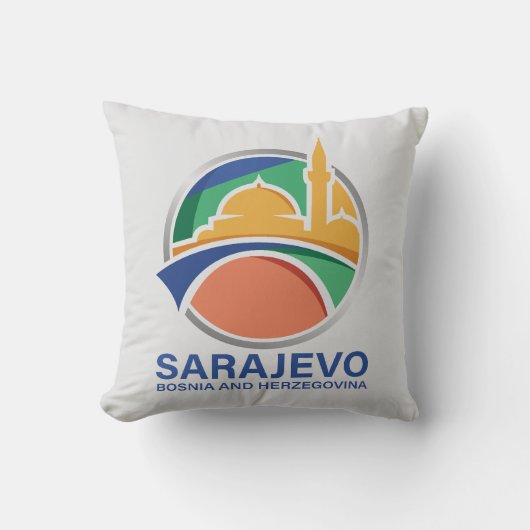 Sarajevo Bosnia and Herzegovina クッション (正面)