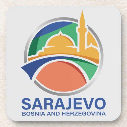 Sarajevo Bosnia and Herzegovina コースター (正面)