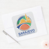 Sarajevo Bosnia and Herzegovina スクエアシール (封筒)