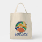 Sarajevo Bosnia and Herzegovina トートバッグ (裏面)