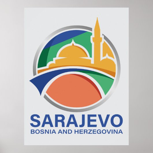 Sarajevo Bosnia and Herzegovina ポスター (正面)