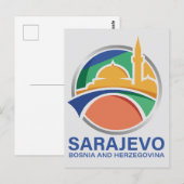 Sarajevo Bosnia and Herzegovina ポストカード (正面/裏面)