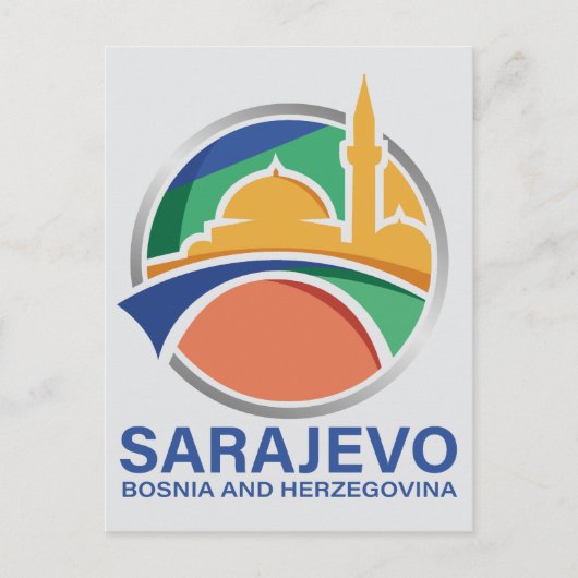 Sarajevo Bosnia and Herzegovina ポストカード (正面)