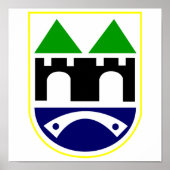 Sarajevo Coat of Arms ポスター (正面)
