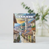 Sarajevo, ville d'espoir et de mémoire ポストカード (スタンド正面)