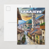 Sarajevo, ville d'espoir et de mémoire ポストカード (正面/裏面)