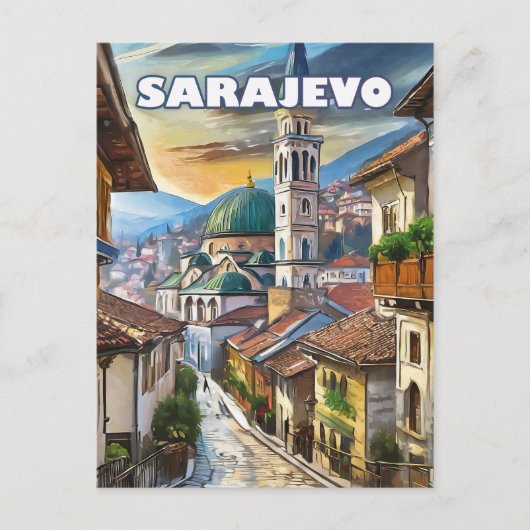 Sarajevo, ville d'espoir et de mémoire ポストカード (正面)