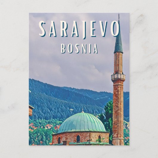Sarajevo, ville historique de Bosnie-Herzégovine ポストカード (正面)
