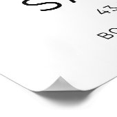 Sarajevo Watercolor Print, Cityscape with Mosque ポスター (角)