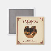 Saranda, Albania Magnet マグネット (正面/裏面)