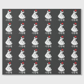 Saranghae Love KPopフィンガーハート韓国語 ラッピングペーパー (フラット)