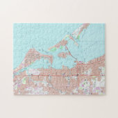 Sarasotaフロリダ(1973年)のヴィンテージの地図 ジグソーパズル (横)