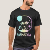 Sarasota Florida Travel Vacation Beach Tシャツ (正面)