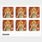 Saraswatiスタンプ – バージョン2 スクエアシール (シート)