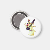 Saraswati, Hindu Goddess マグネット (正面/裏面)