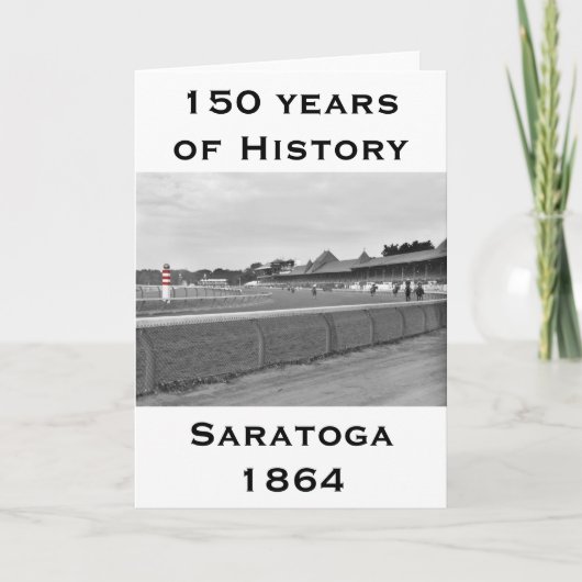 Saratogaのクラブハウス カード (正面)