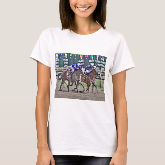 Saratogaの競馬 Tシャツ (正面)