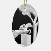 Saratogaの馬の芸術 セラミックオーナメント (左)