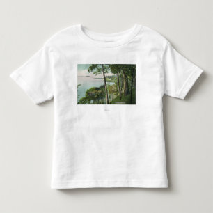 Saratoga湖の眺め# 2 トドラーTシャツ