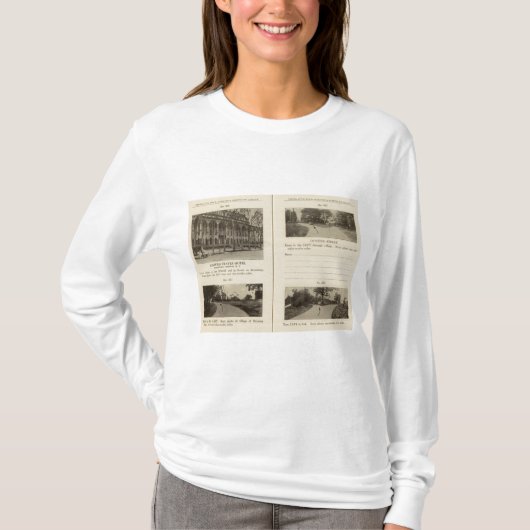 Saratoga Springsの借金の催促をする通り Tシャツ (正面)