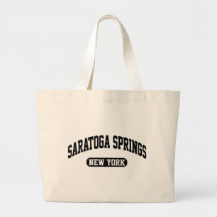 Saratoga Springsニューヨーク ラージトートバッグ