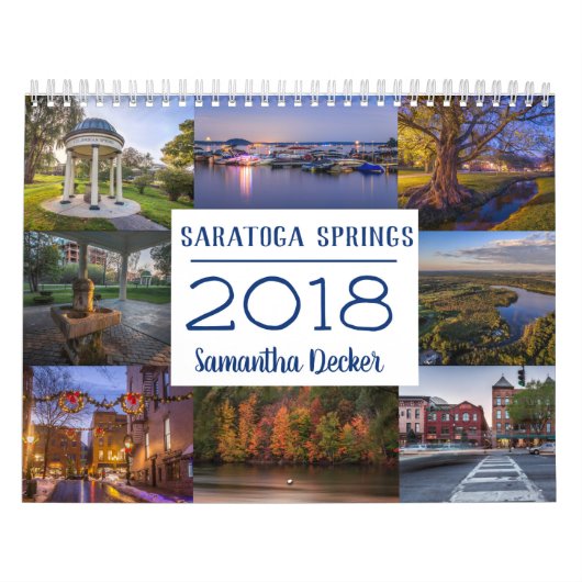 Saratoga Springs 2018のカレンダー カレンダー (カバー)