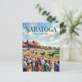 Saratoga Springs, New York USA ポストカード (スタンド正面)