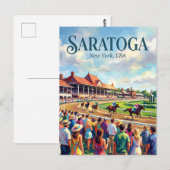 Saratoga Springs, New York USA ポストカード (正面/裏面)