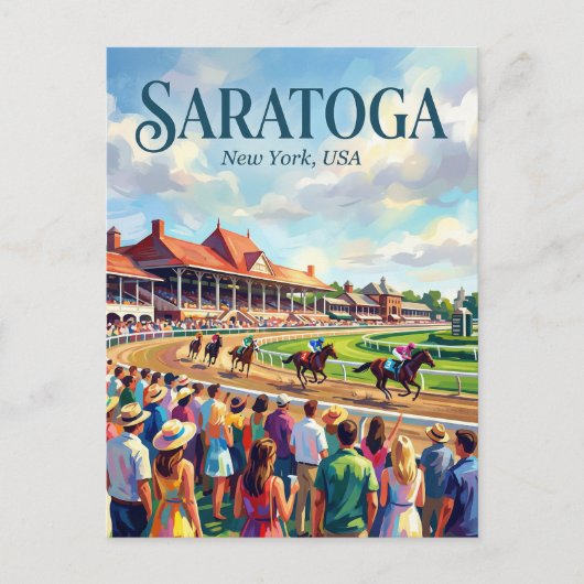 Saratoga Springs, New York USA ポストカード (正面)