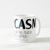 Sarcasm コーヒーマグカップ (正面右)