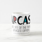 Sarcasm コーヒーマグカップ (中央)